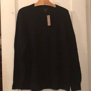 J. Crew cotton thermal crew neck sweater NWT